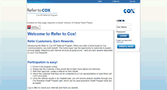 Desktop Screenshot of coxvipreferrals.com